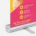 33.5" x 79" GranValor Retractable Banner Stand