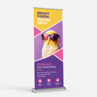 33.5" x 80" Premium Retractable Banner Stand