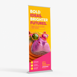 36" x 92" Superior Retractable Banner Stand