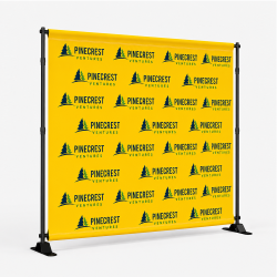 8' Pipe & Drape Fabric Display